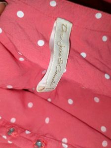 Stylish Red Polka Dot Tunic