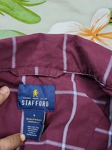 Classic Plaid Pajama Shirt for Men