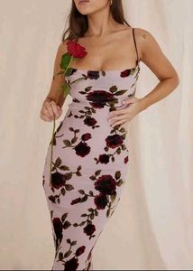 Elegant Floral Maxi Dress