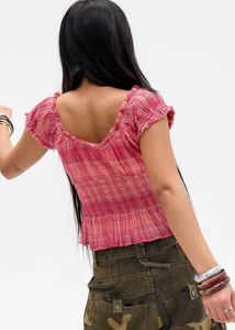 Ruffled Plaid Cottagecore Top