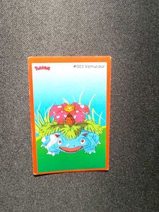 Alpenliebe pokemon greeting card Venusaur