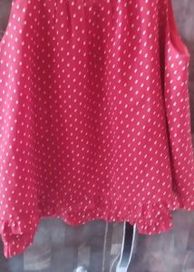 Red Polka Dot Tank Top