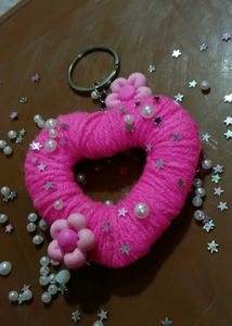 Pink Heart Keychain🩷