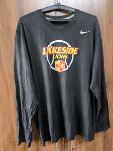 Nike Dry Fit Full Sleeve Gym T Shirt Black Jersey