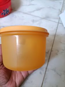 Vintage Tupperware Lid - Orange