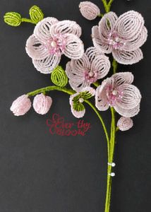 French beaded Orchids Bouquet