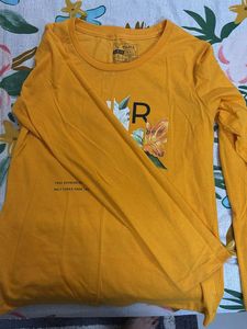 Yellow Long Sleeve Top