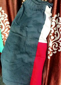 Color Block Casual Shorts