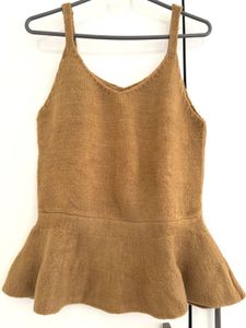 Cozy Knit Peplum Top