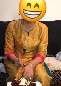 W Mustard Colored Kurta