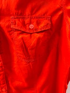 Dark Orange❤️🧡 Pure Cotton Shirt