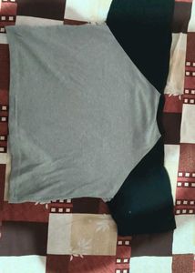 Grey Butterfly Print Raglan baby tee