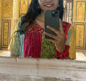 Colorful Patchwork Kurta
