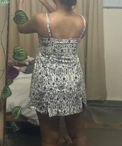 Boho Print Mini Dress
