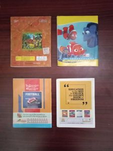 4 packs of small size notebooks