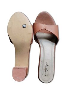 Stylish Brown Slip-On Sandals