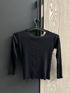 Ribbed Long Sleeve Top