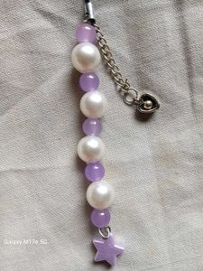 Cute Pearl &amp; Star Beaded Charm★