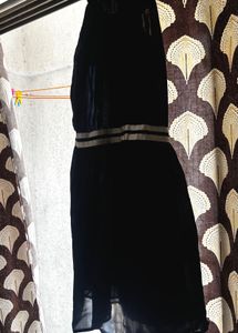 navy blue halter neck dress
