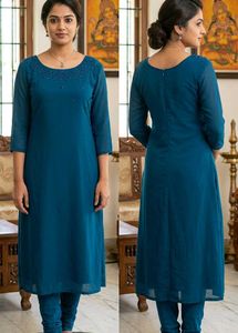 Elegant Teal Kurta Set