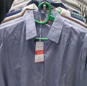 Blue Button-Down Shirt