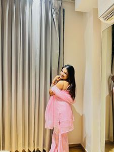 Elegant Pink Kurta Set with Palazzo