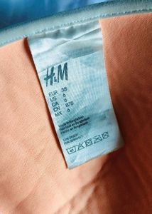 H&amp;M Coral Triangle Bikini Top