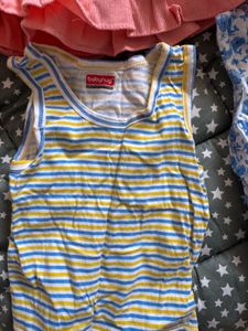 1 dress and 3 T-shirts