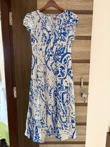 Boho Print Midi Dress