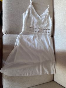 White Flared Dress