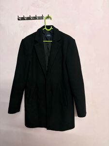 Classic Black Wool Coat