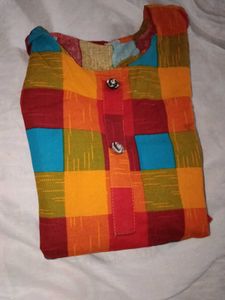 Vibrant Patchwork Kurta