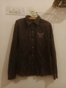 Men's Striped Casual Shirt