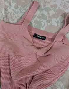 Cute Peach Pink Top