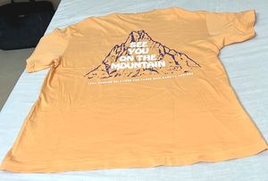 H&M Orange Graphic T-Shirt