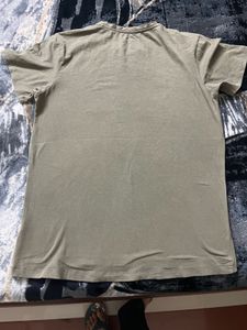 Striped Olive Green T-shirt