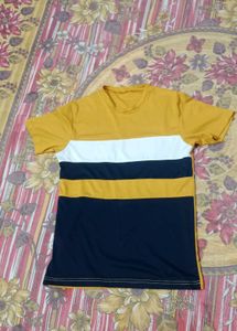 men cargo denim trouser and t-shirt