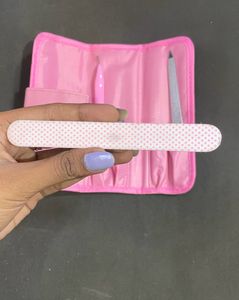Nail Grooming Set With Polca Dot Pouch