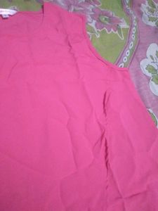 Pink Sleeveless Top