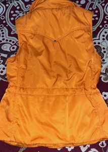 RARE Y2K ESPIRIT Orange Padded Vest