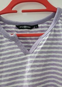 Casual Striped Crop Top