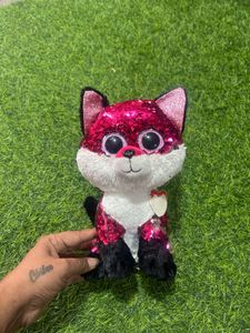 Authentic Jewel Red Fox Dog Wolf Stuffed Ani
