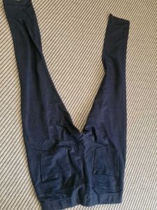 Navy Blue Casual Pants