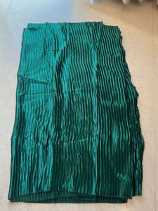 Elegant Green Pleated Saree