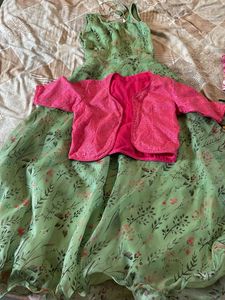 Kid's Ethnic Dress with jacket