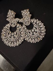 Jhumka Earrings with Maangteeka