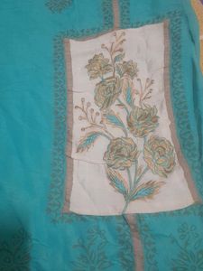 Beautiful Teal Blue Kurti