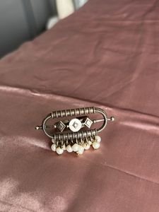Elegant Pearl & Diamond-Inspired Brooch