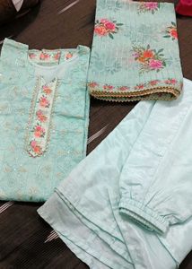 Beautiful Pastel Floral Kurta Set