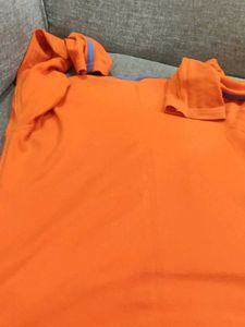 Orange Cutout Tee